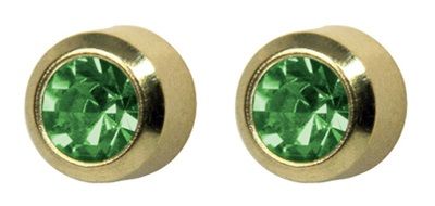 EAR STUD REGULAR PERIDOT AUGUST