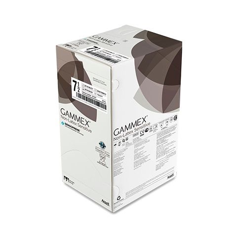 GLOVES GAMMEX LATEX FREE SENSITIVE 6.5