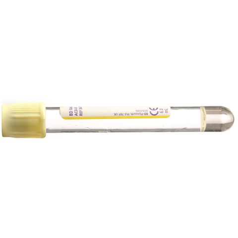 TUBE ACD VACUTAINER YELLOW TOP 6ML