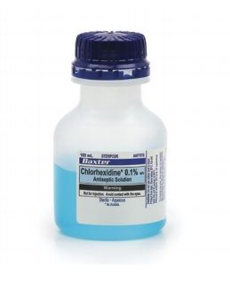 CHLORHEXIDINE IRRIGATION 0.1% 100ML BLUE