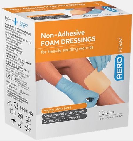 AEROFOAM NON ADHESIVE FOAM 10CM X10CM