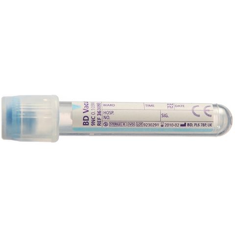 TUBE SODIUM CITRATE 1.8ML BLUE