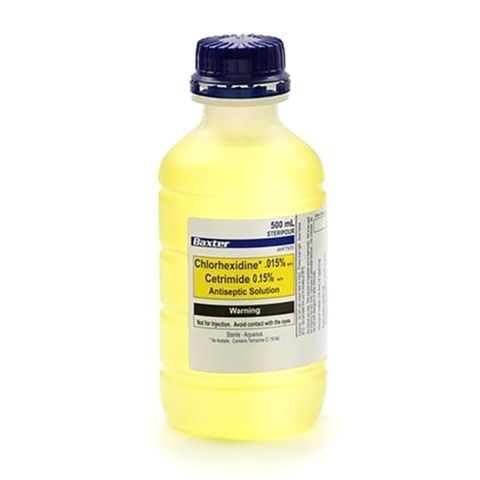 CHLORHEXIDINE .015% CETRIMIDE .15% 500ML